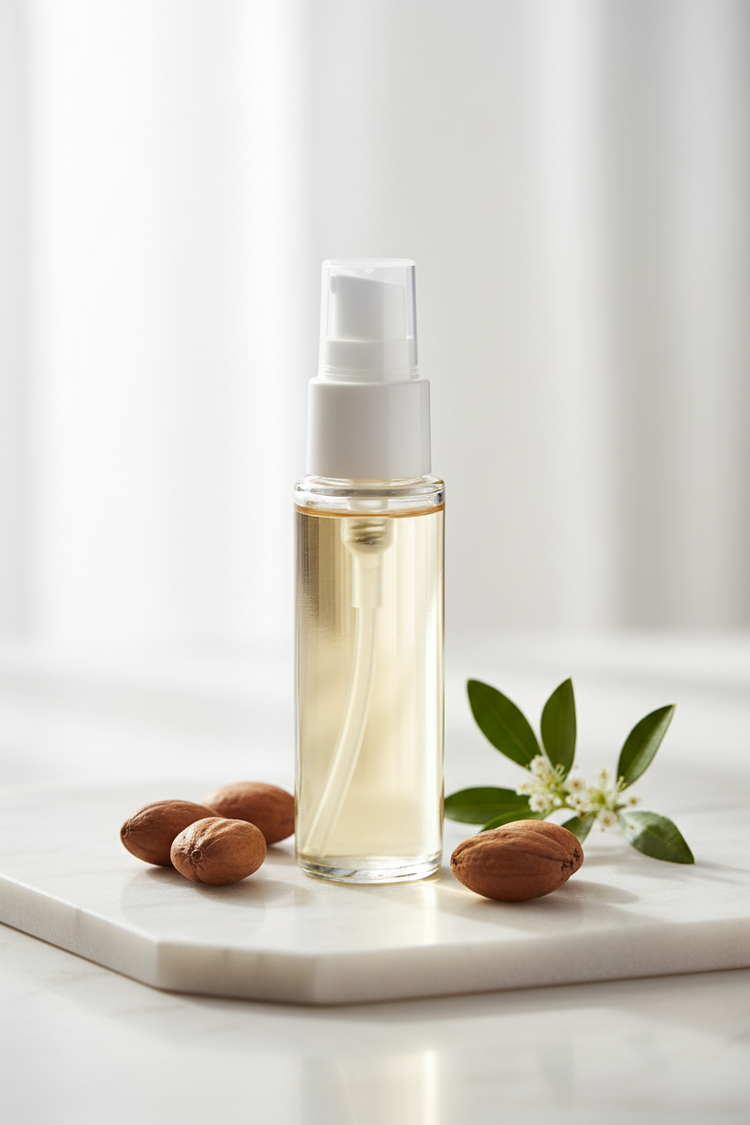 Travel friendly pump/ spray hair serum 