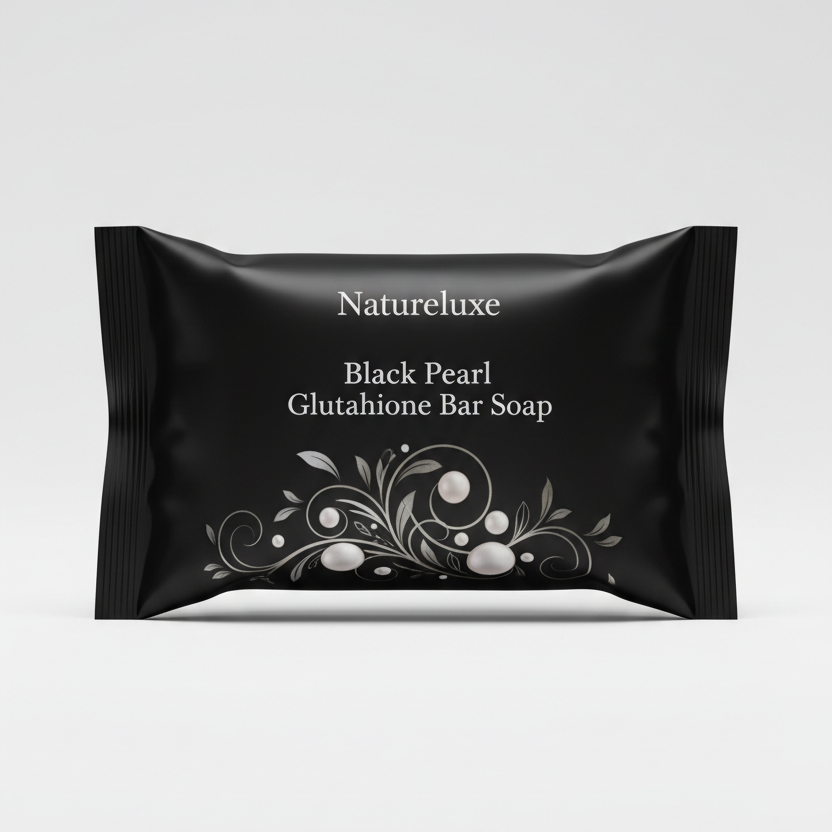 12 Gluta Black Pearl Bar Soap