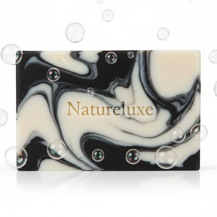 12 Black Luxe Glow Bar Soap